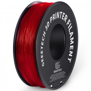{8KG} TPU Transparent Red 3D Printer Filament 1.75mm 1kg/rol8