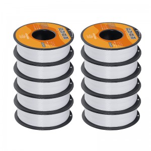 {10KG}HS-PLA White 3D Printer Filament 1.75mm 1kg/roll