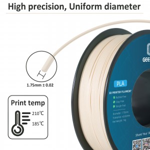 PLA  Wood Poplar 3D Printer Filament 1.75mm 1kg/roll