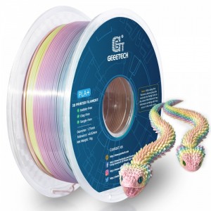 PLA Silk Rainbow Light Color 3D Printer Filament 1.75mm 1kg/roll