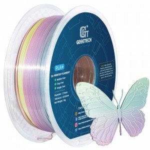 PLA Silk Rainbow Light Color 3D Printer Filament 1.75mm 1kg/roll