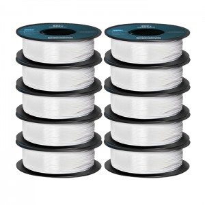 {10KG}ABS+ White 3D Printer Filament 1.75mm 1kg/roll
