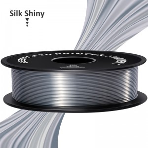 {10KG} PLA Silk Silver 3D Printer Filament 1.75mm 1kg/roll