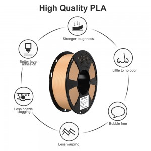 PLA Matte Skin 3D Printer Filament 1.75mm 1kg/roll