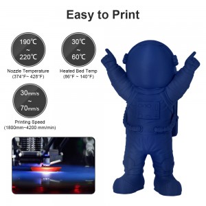 PLA Matte Navy Blue 3D Printer Filament 1.75mm 1kg/roll