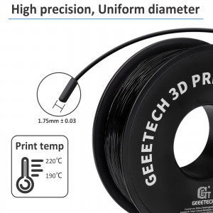 TPU Black 3D Printer Filament 1.75mm 1kg/roll