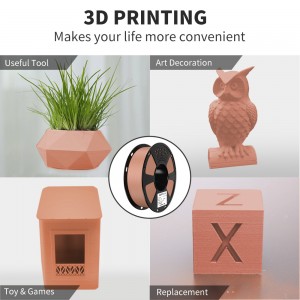 PLA Matte Terracotta 3D Printer Filament 1.75mm 1kg/roll