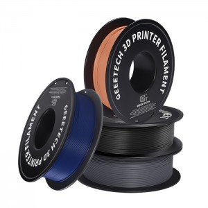 {4KG}PLA Matte Multicolor（black+orange+dark grey+navy blue） 3D Printer Filament 1.75mm 1kg/roll
