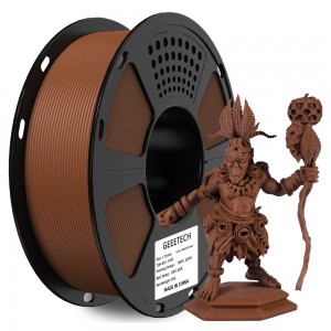 {4KG}PLA Matte Multicolor（black+white+brown+dark grey） 3D Printer Filament 1.75mm 1kg/roll