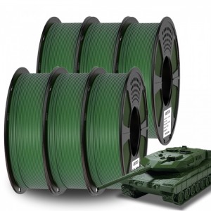 {6KG}PLA Matte Olive Green 3D Printer Filament 1.75mm 1kg/roll