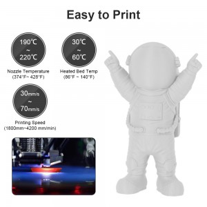 {6KG}PLA Matte White 3D Printer Filament 1.75mm 1kg/roll