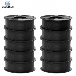 {10KG}PLA Matte Black 3D Printer Filament 1.75mm 1kg/roll