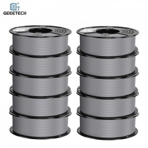 {10KG}PLA Matte Grey 3D Printer Filament 1.75mm 1kg/roll