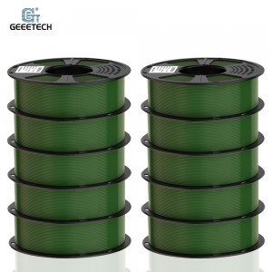 {10KG}PLA Matte Green 3D Printer Filament 1.75mm 1kg/roll