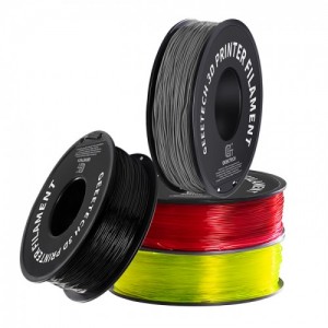 {4KG}TPU(Black+grey+transparentyellow+transparent red)3D Printer Filament 1.75mm 1kg/roll