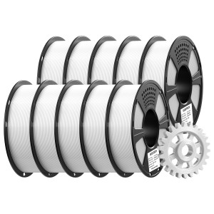 {10KG}ASA White 3D Printer Filament 1.75mm 1kg/roll