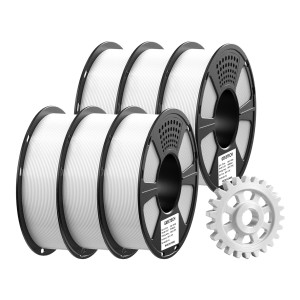 {6KG}ASA White 3D Printer Filament 1.75mm 1kg/roll