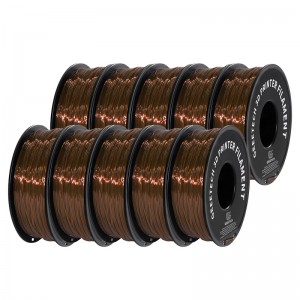 {10KG} TPU Transparent Brown 3D Printer Filament 1.75mm 1kg/roll