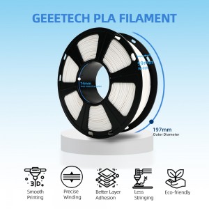 PLA Warm White 3D Printer Filament 1.75mm 1kg/roll