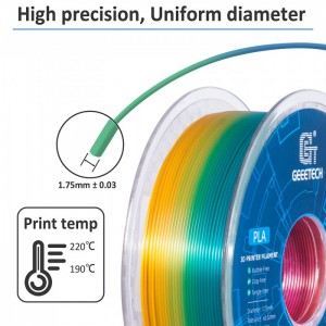 PLA Gradient Colour 3D Printer Filament 1.75mm 1kg/roll