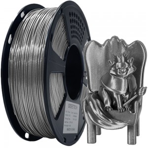 PLA Sparkly Silver 3D Printer Filament 1.75mm 1kg/roll