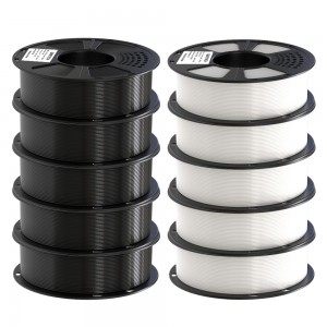 {10KG}PETG (Black + White ) 3D Printer Filament 1.75mm 1kg/roll