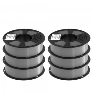 {6KG} PETG Grey 3D Printer Filament 1.75mm 1kg/roll
