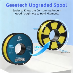 PETG Yellow 3D Printer Filament 1.75mm 1kg/roll