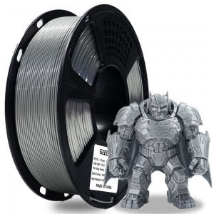 PETG Silver 3D Printer Filament 1.75mm 1kg/roll