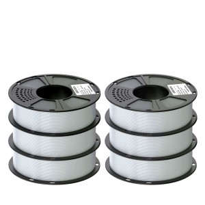 {6KG}PLA Silver 3D Printer Filament 1.75mm 1kg/roll