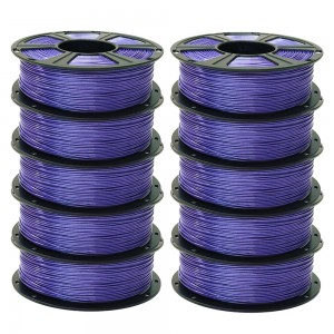 {10KG} PLA Sparkly Purple 3D Printer Filament 1.75mm 1kg/roll