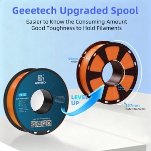 {6KG} PETG Orange 3D Printer Filament 1.75mm 1kg/roll