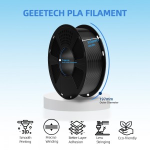 {10KG}PLA Black 3D Printer Filament 1.75mm 1kg/roll