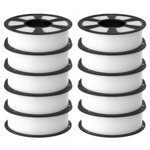 {10KG}PLA White 3D Printer Filament 1.75mm 1kg/roll