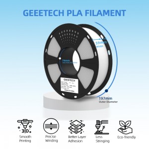 {10KG}PLA White 3D Printer Filament 1.75mm 1kg/roll