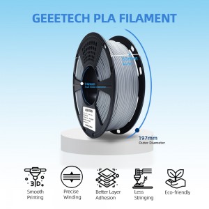 {12KG} PLA Grey 3D Printer Filament 1.75mm 1kg/roll