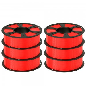 {6KG}PLA Red 3D Printer Filament 1.75mm 1kg/roll