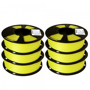 {6KG}PLA Yellow 3D Printer Filament 1.75mm 1kg/roll