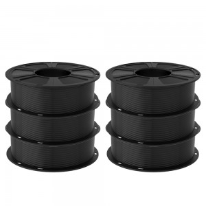 {6KG}PLA Black 3D Printer Filament 1.75mm 1kg/roll