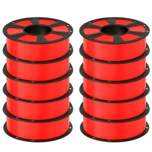 {10KG}PLA Red 3D Printer Filament 1.75mm 1kg/roll