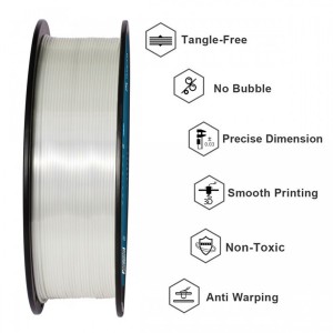{12KG} PLA Silk White 3D Printer Filament 1.75mm 1kg/roll