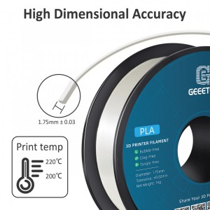{12KG} PLA Silk White 3D Printer Filament 1.75mm 1kg/roll