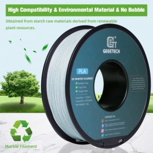 PLA  like Marble Blue 3D Printer Filament 1.75mm 1kg/roll