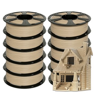 {10KG}PLA Wood Black Walnut 3D Printer Filament 1.75mm 1kg/roll