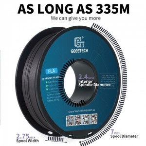 PLA  Wood Ebony 3D Printer Filament 1.75mm 1kg/roll