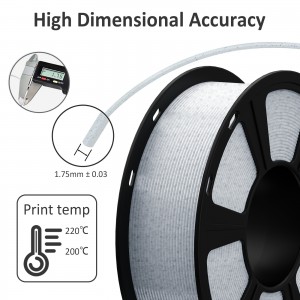 {10KG}PLA Like  Marble Grey 3D Printer Filament 1.75mm 1kg/roll