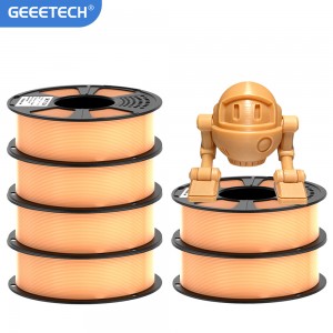 {6KG}PLA Gold Sand 3D Printer Filament 1.75mm 1kg/roll