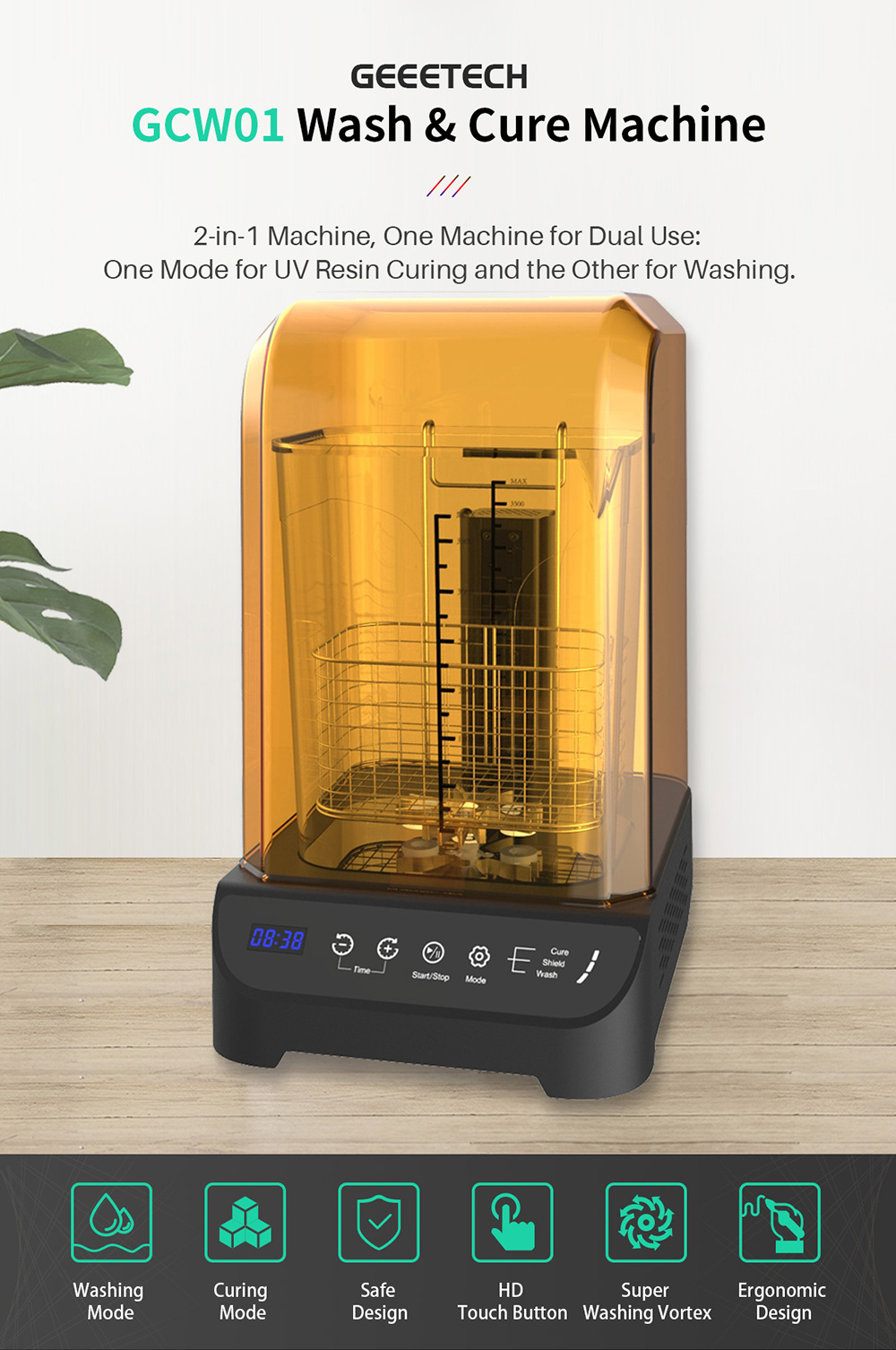 geeetech gcw01 wash & cure machine geeetech gcw01 wash & cure machine