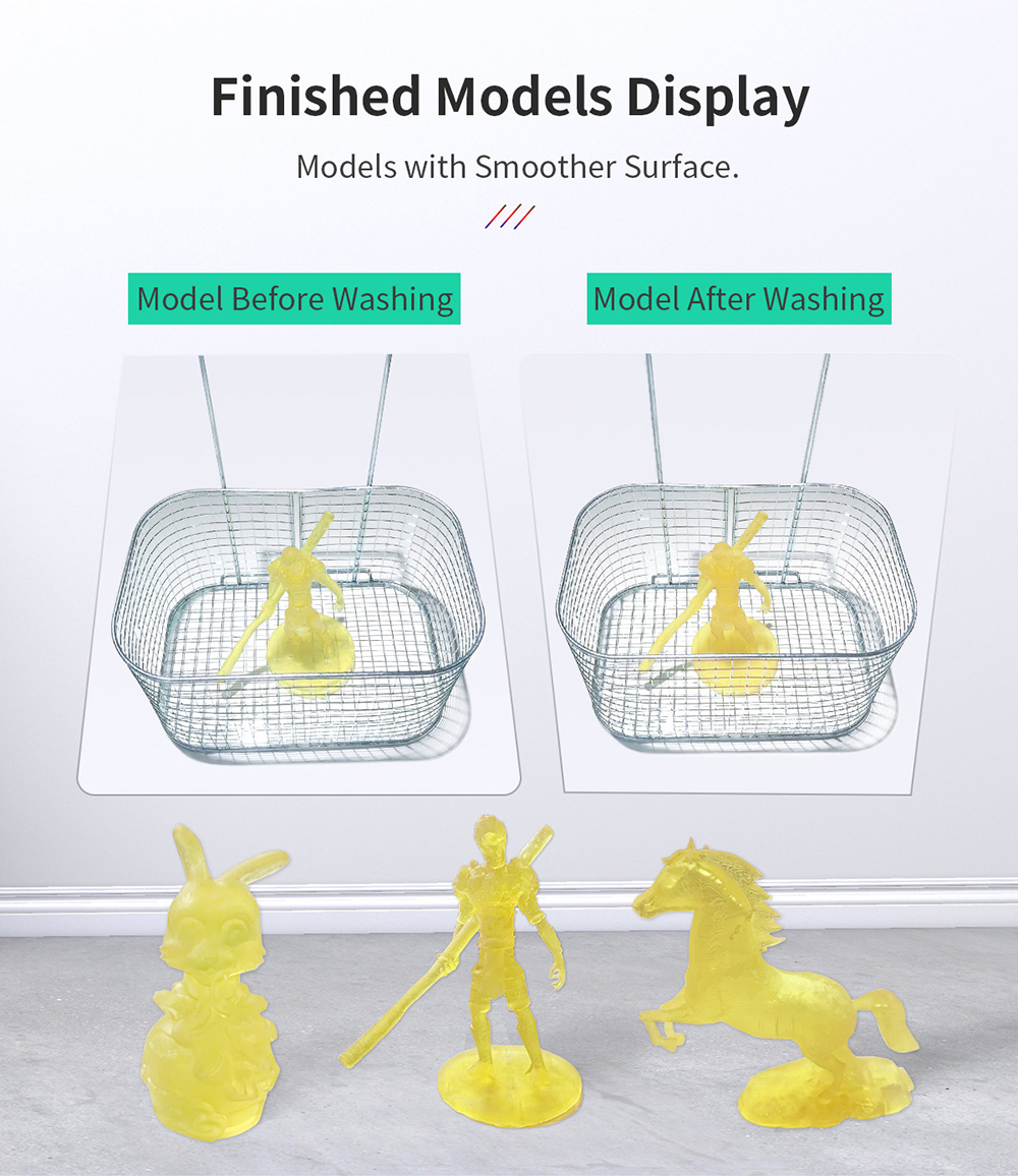 geeetech gcw01 wash & cure machine description of finished models display geeetech gcw01 wash & cure machine description of finished models display