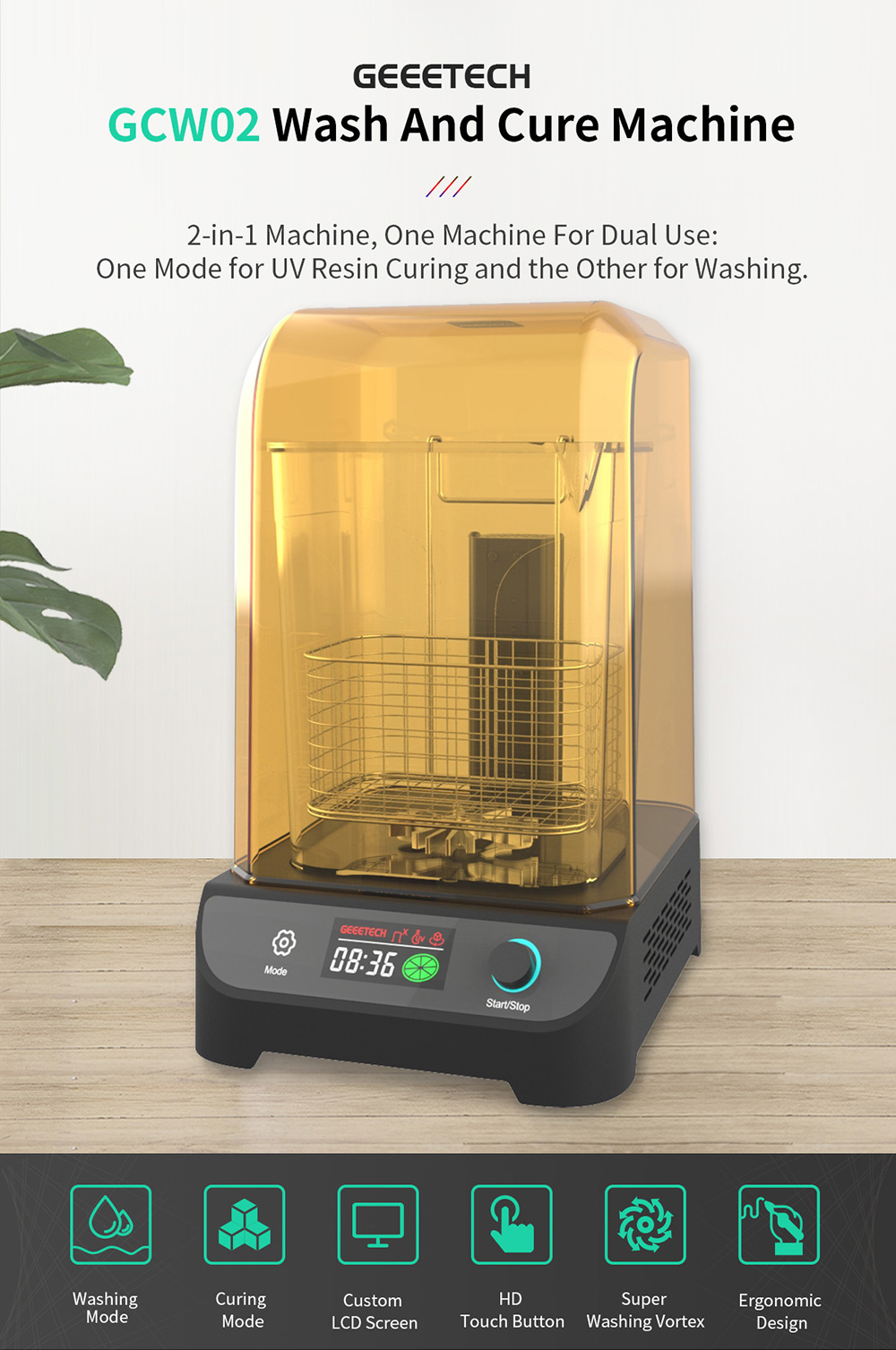 geeetech gcw02 wash and cure machine geeetech gcw02 wash and cure machine